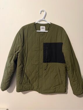 ZARA Olive Green Lightweight Jacket